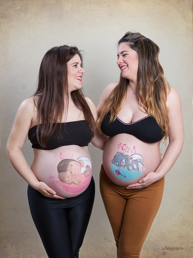 FOTOYMAGEN-GuarderiaPompitas-Embarazdas-DulceEspera-BodyPaint-(3)